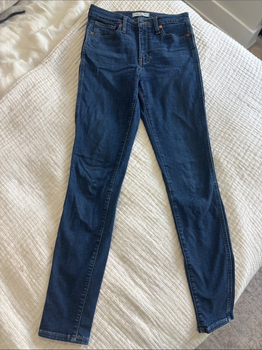Madewell Dark Blue Skinny Jeans